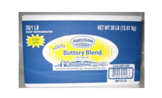 James Farm - Buttery Blend With 10% Butter - 30/1 Lb