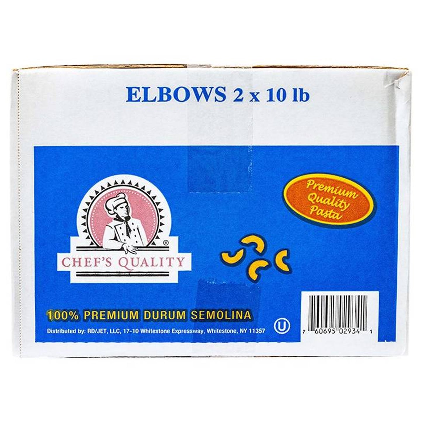 Chef's Quality - Elbow Pasta, Small - 2/10 Lbs