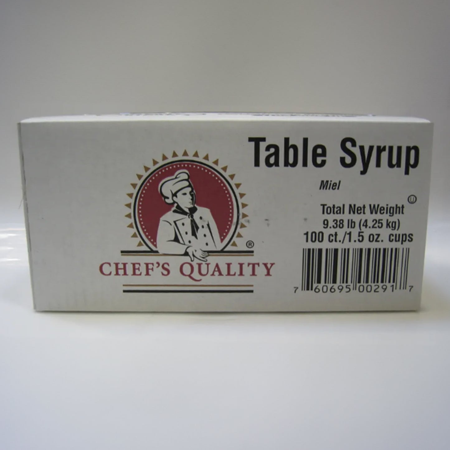 Chef's Quality - Table Syrup Packets -1.5 oz / 100 ct