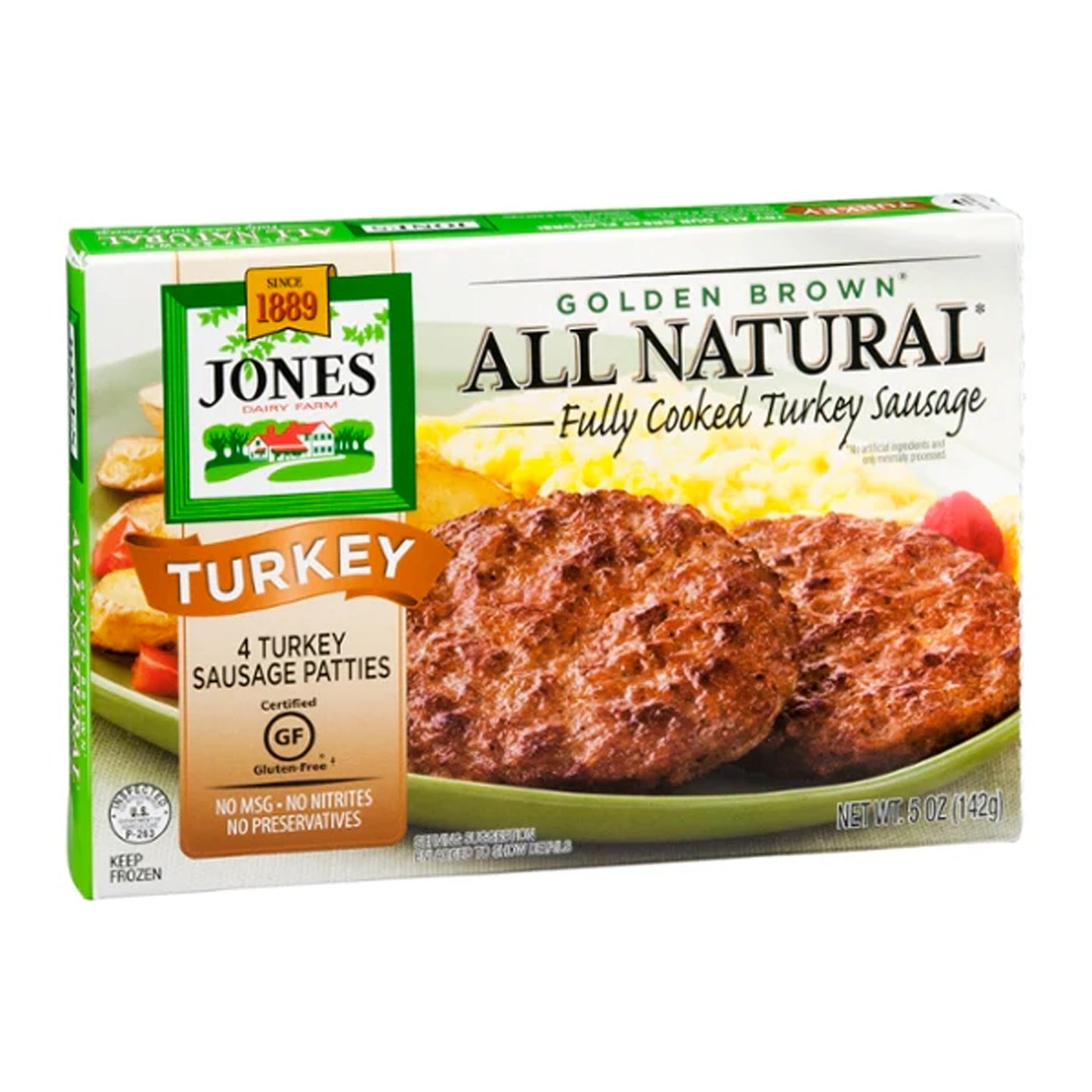 Jones Dairy Farm- Turkey Sausage Patties - 1.5 oz each