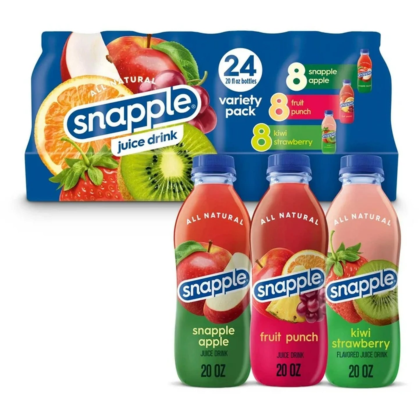 Snapple Juice Variety 20z
