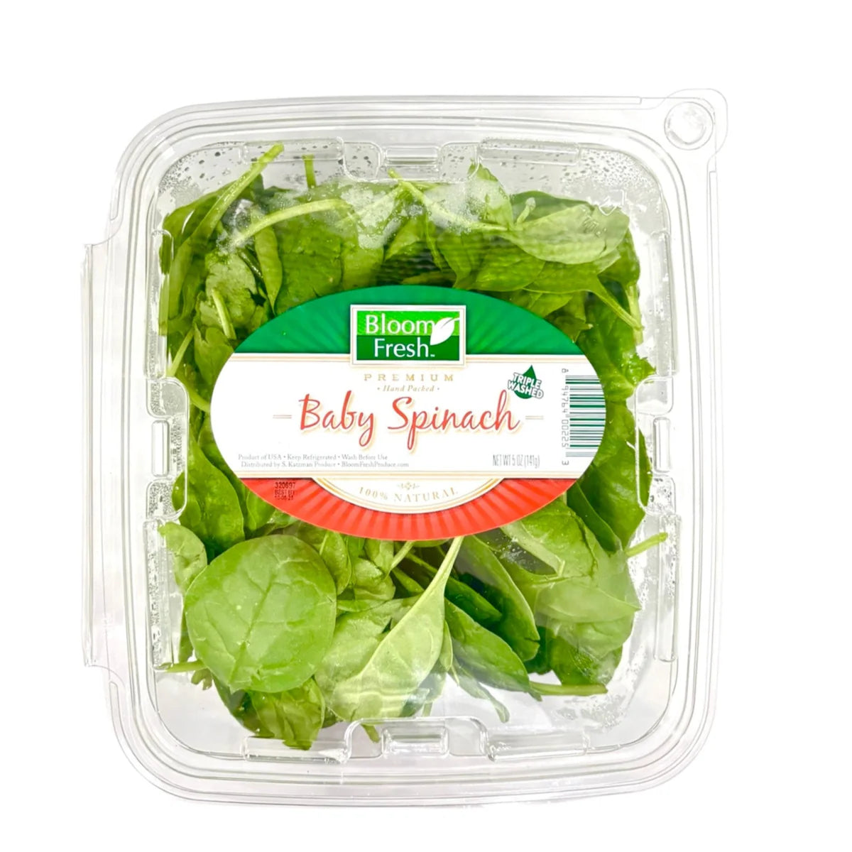 Baby Spinach 12x5oz BLOOMFRESH
