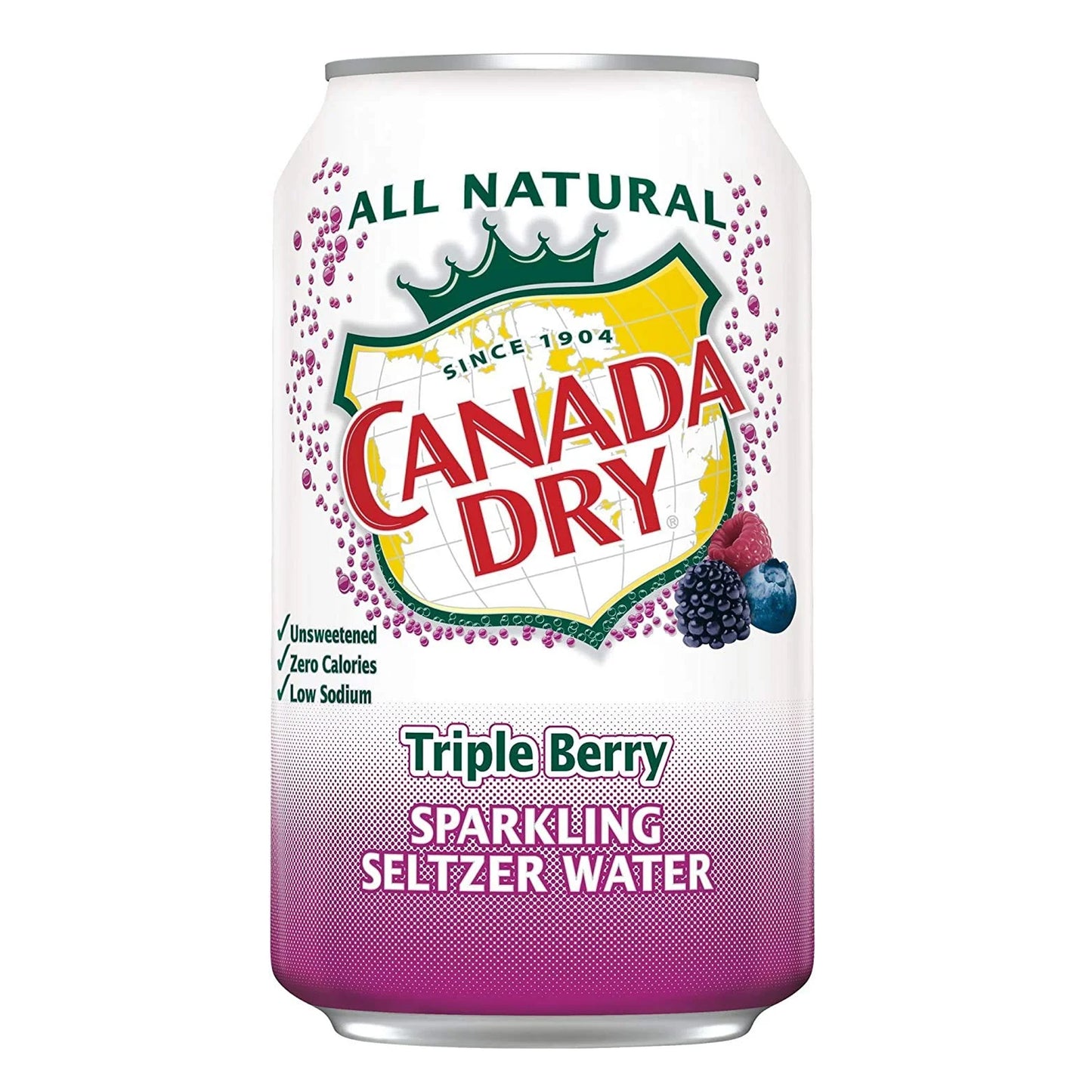 Canada Dry - Triple Berry Flavor - 24/12 oz cans