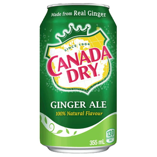 Canada Dry Ginger Ale - 24/12 oz cans