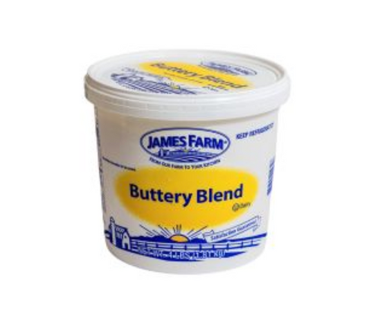 James Farm - Zero Trans Fat Buttery Spread - 4lb Tub