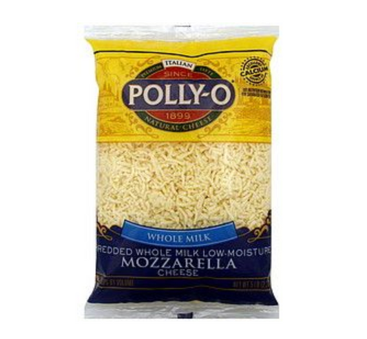 Polly - O Cheese Shredded Mozzarella - 5 Lb