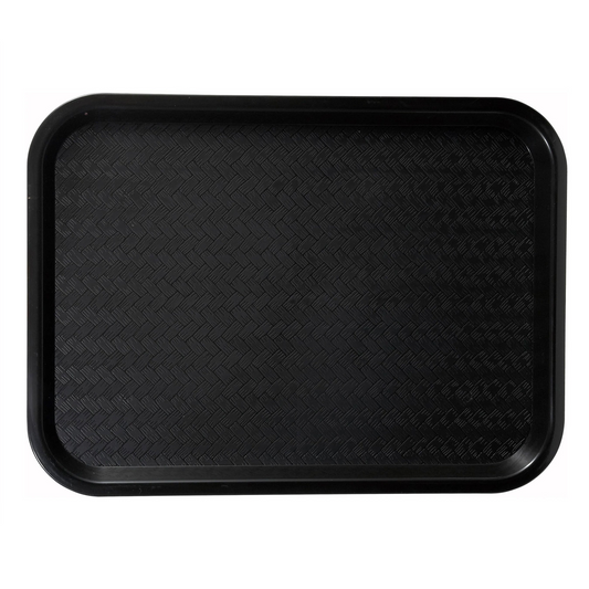 Winco - High Quality Plastic Cafeteria Tray, Black, 14 x 18 - 1 Ct.