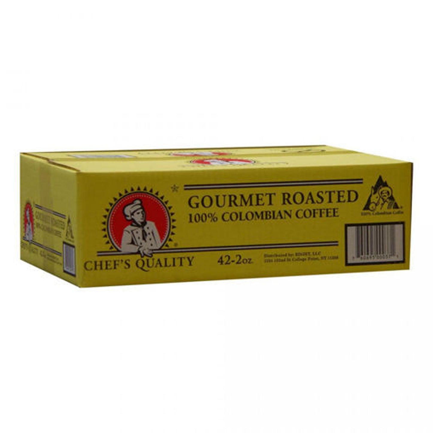 Chef's Quality - Colombian Ground Coffee - 42/2 oz Packets