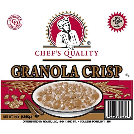 Chef's Quality - Granola Crisp Topping - 10 Lbs