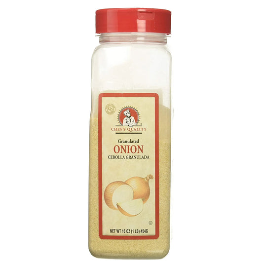 Chef's Quality - Granulated Onion - 16 oz Jar