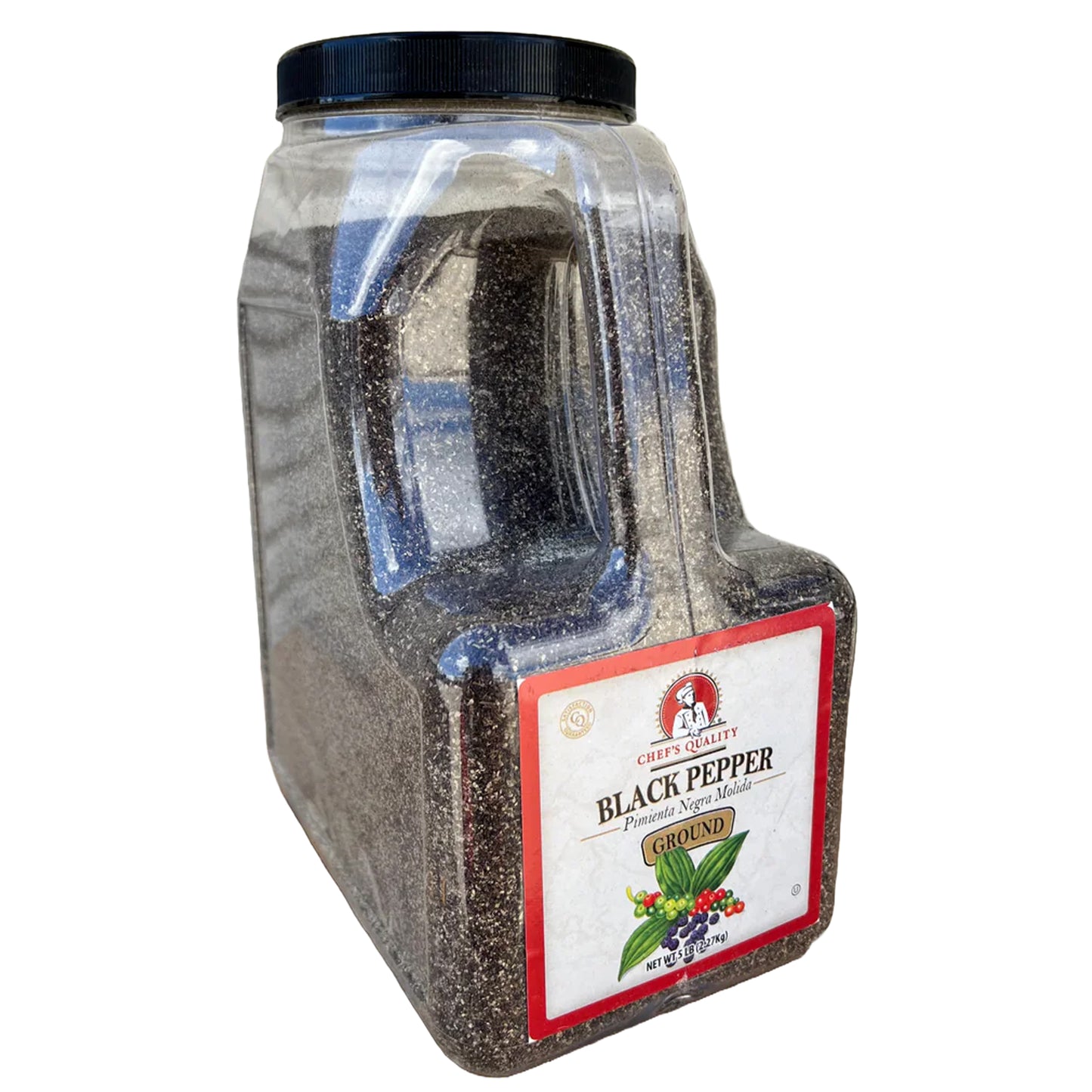 Chef's Quality - Ground Black Pepper - 5 Lbs