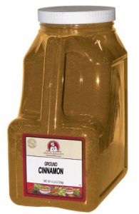 Chef's Quality - Ground Cinnamon - 5 Lb Jar