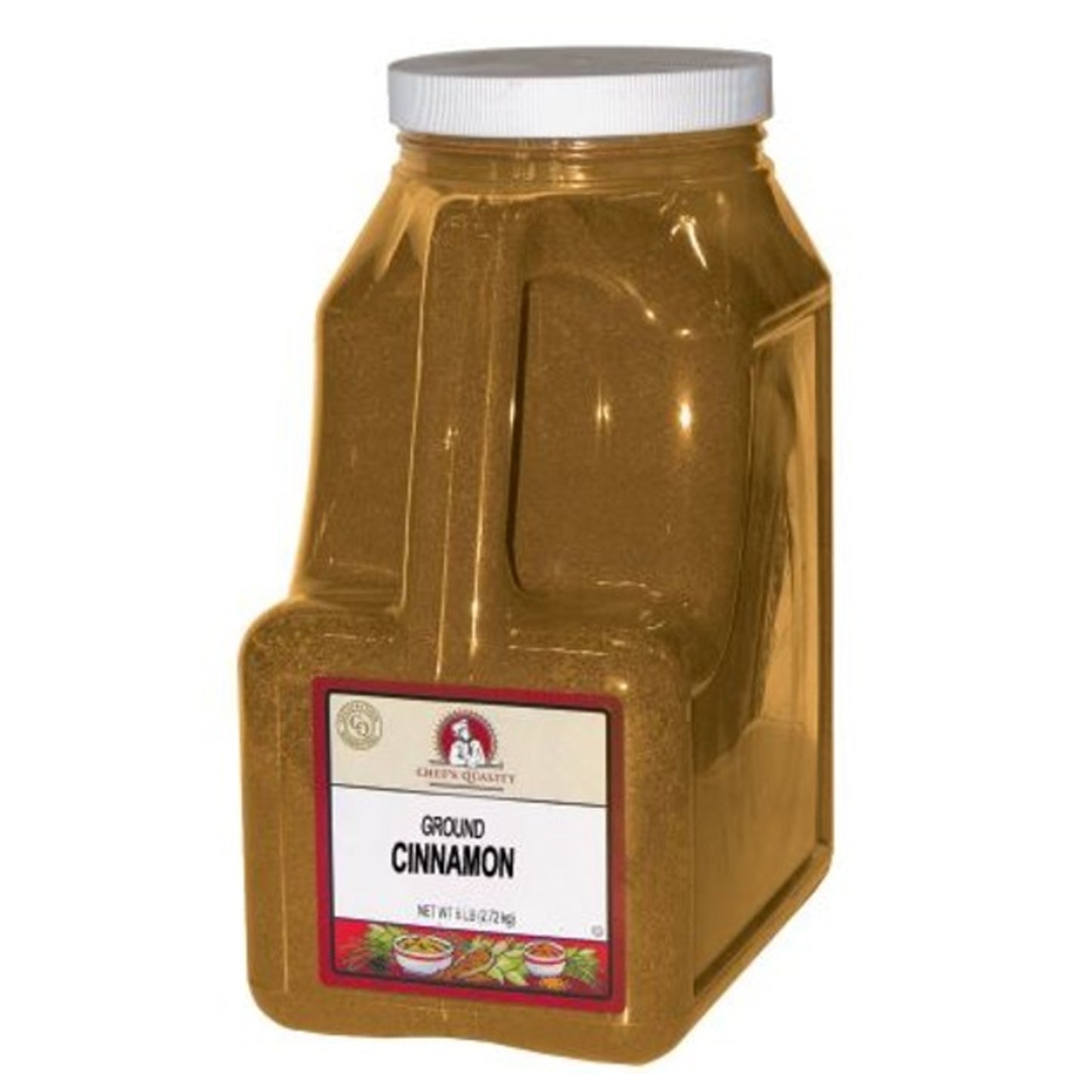 Chef's Quality - Ground Cinnamon - 5 Lb Jar