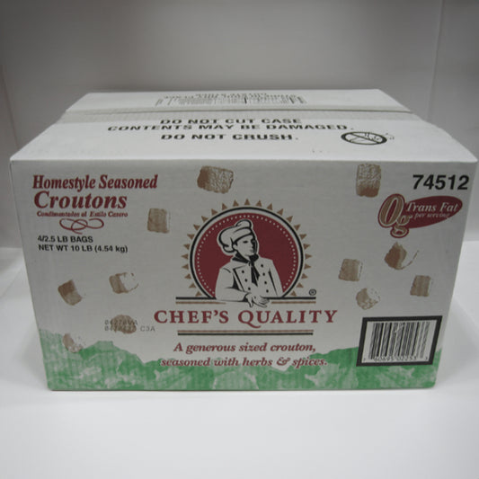 Chef's Quality - Homestyle Croutons - 4/2.5 Lb Bag