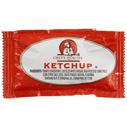 Chef's Quality - Ketchup Packets, 7 Grams - 1000 Ct