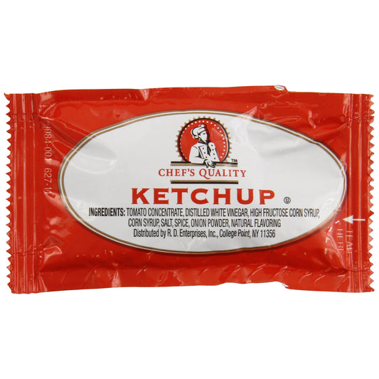 Chef's Quality - Ketchup Packets, 7 Grams - 1000 Ct