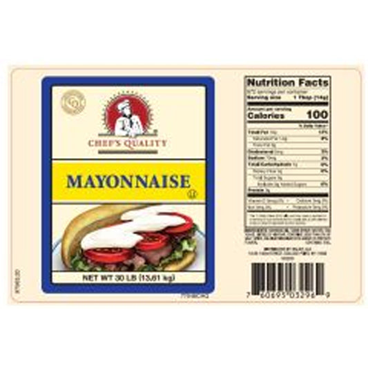 Chef's Quality - Mayonnaise Tub - 4 Gal