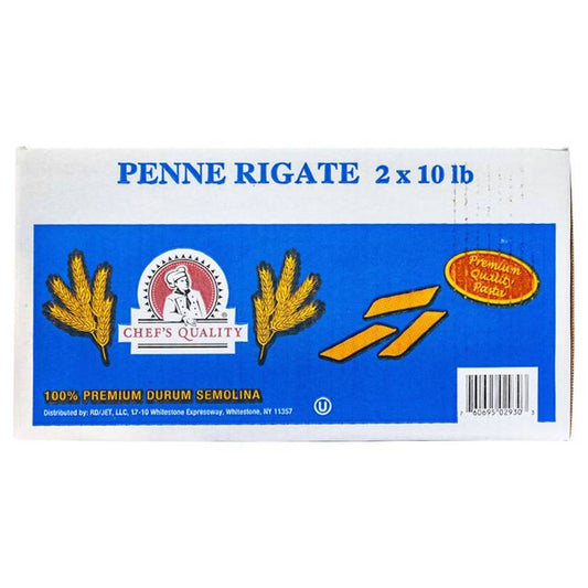 Chef's Quality - Penne Rigate Pasta - 2/10 Lbs
