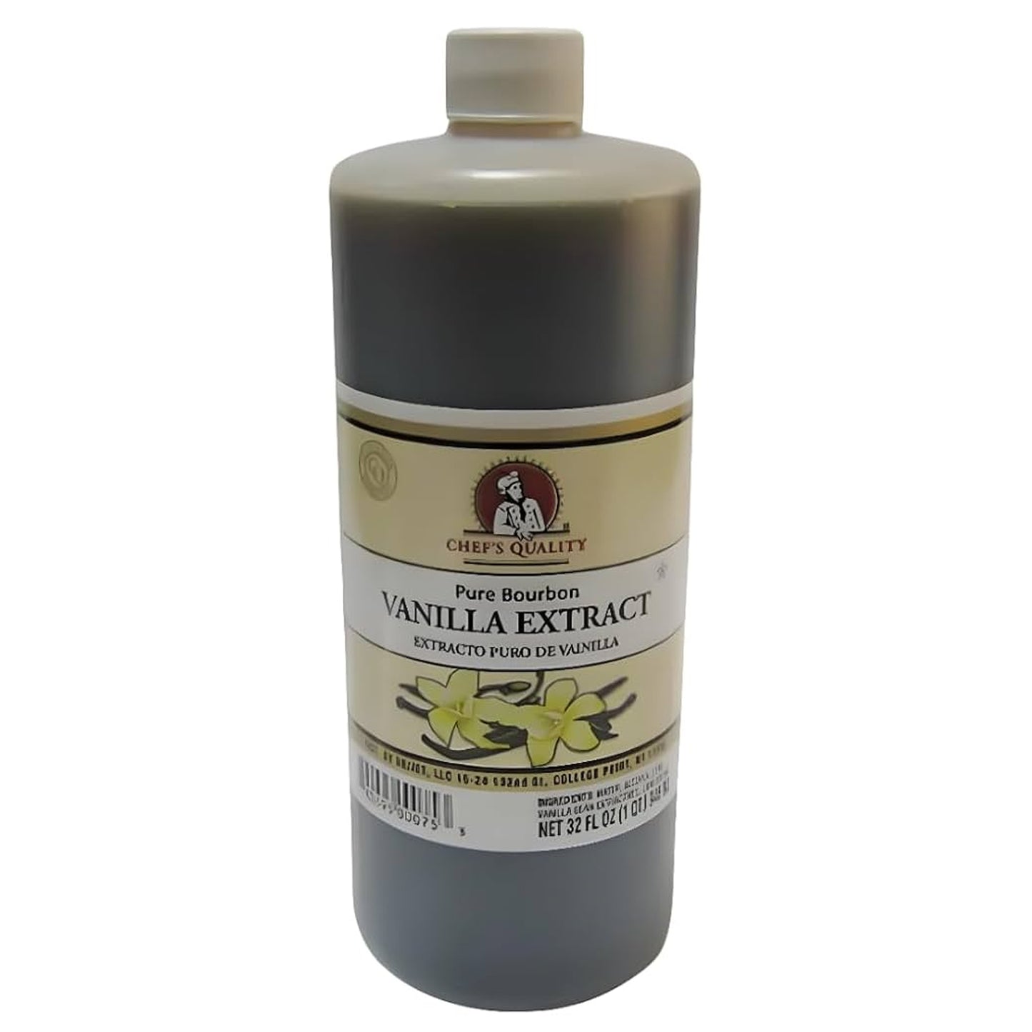 Chef's Quality - Pure Vanilla Extract - 32 Oz Bottle