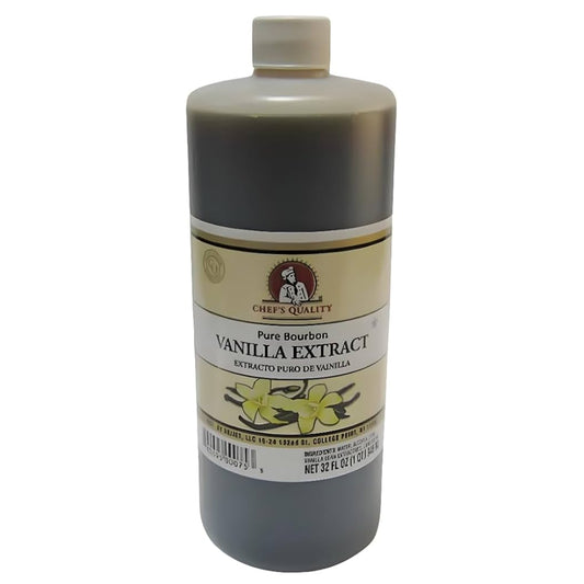 Chef's Quality - Pure Vanilla Extract - 32 Oz Bottle