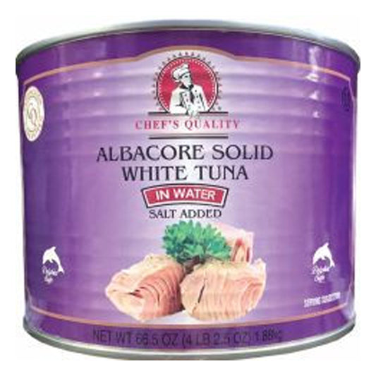 Chef's Quality - Solid White Tuna in Water- 66.5 oz can