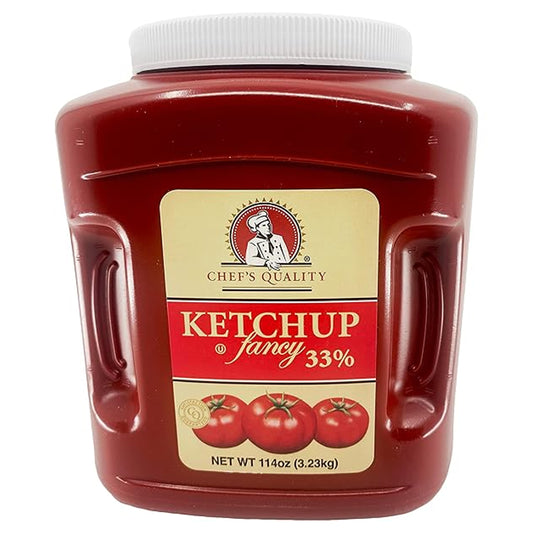 Chef's Quality - Tomato Ketchup Jug - #10 Size
