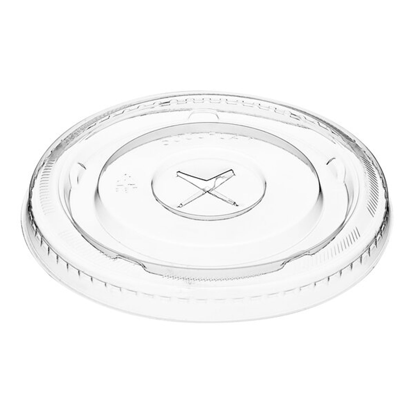 Clear Slot Flat Lid Flat For 16,20,24 Oz