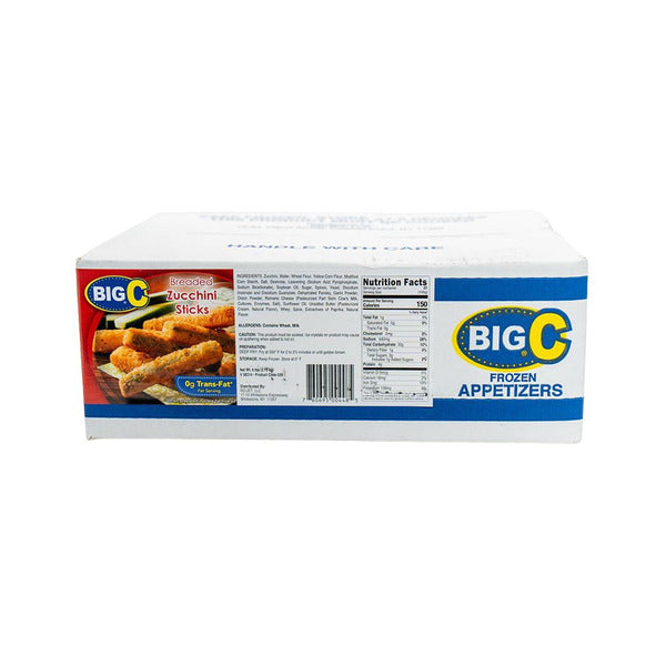 Frozen Big C - Breaded Zucchini Sticks - 6 lb Box