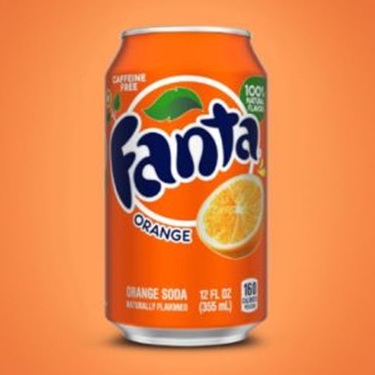 Fanta Orange Soda, 12 Oz Cans - 24 Ct