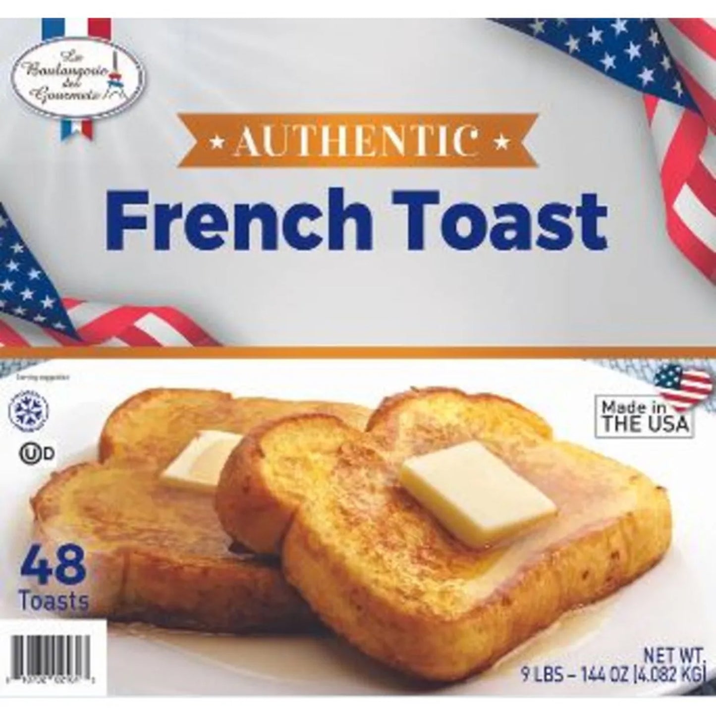 Frozen Authentic French Toast - 48 Ct