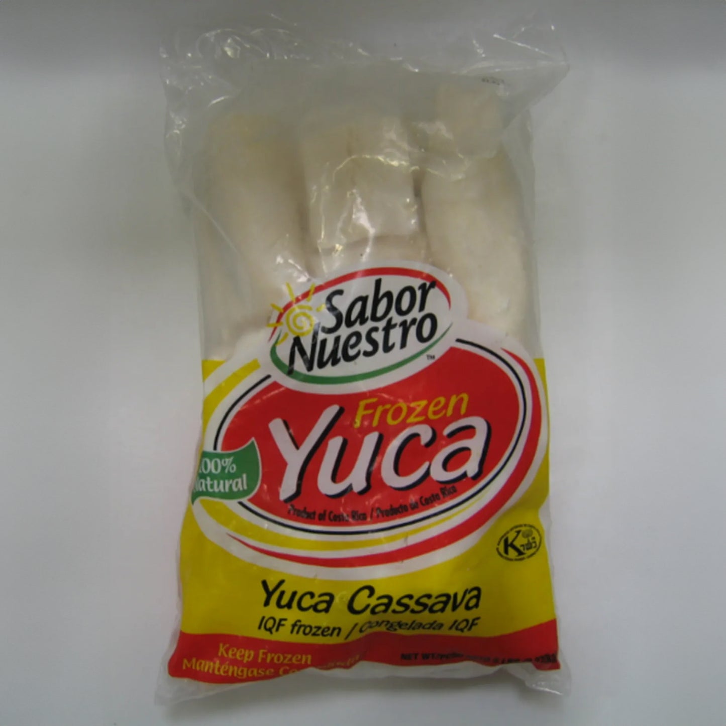 Frozen Cut peeled Yucca