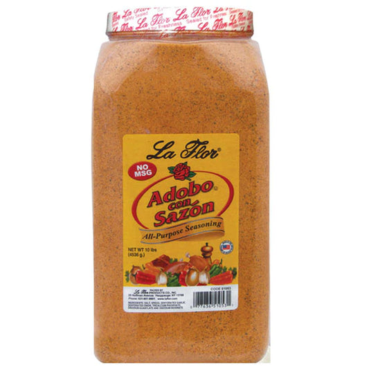 La Flor Spices - Adobo With Sazon- 10 Lbs Jar