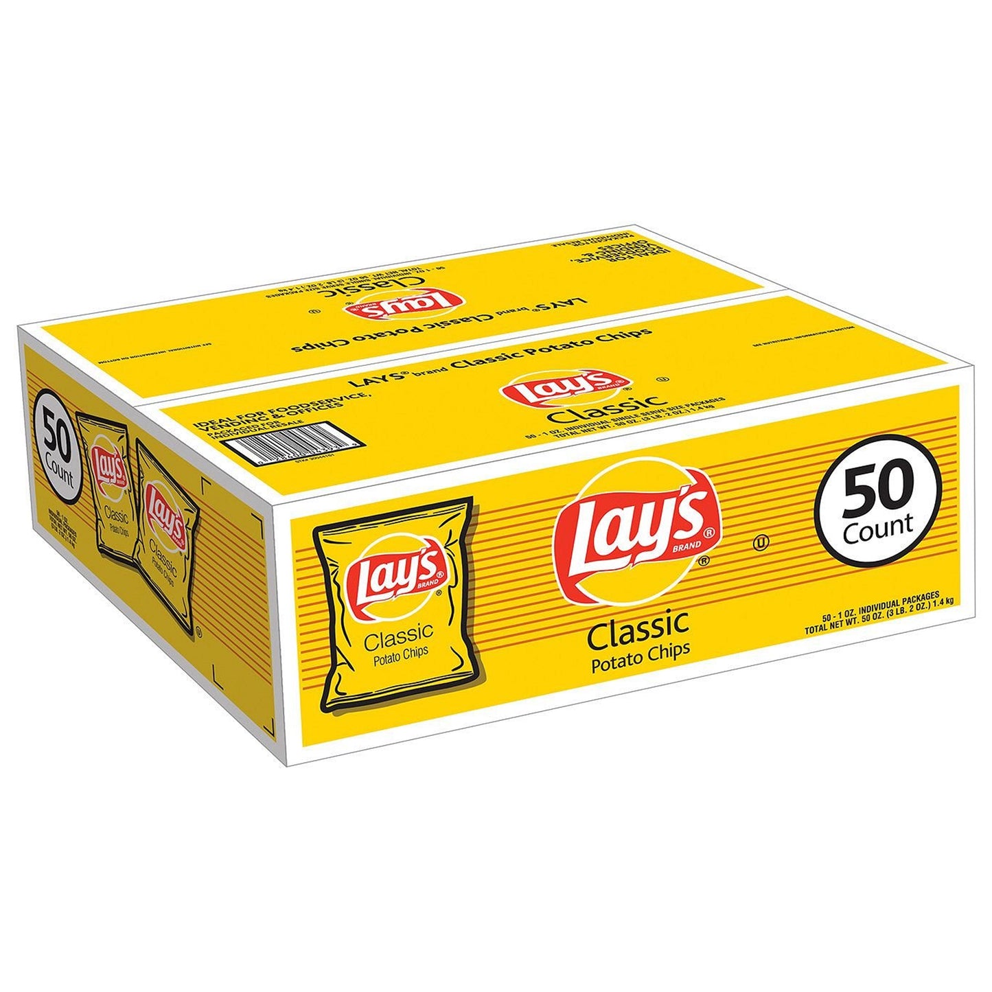 Lays - Classic Potato Chips - 50 Ct
