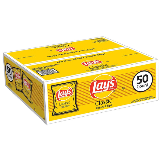 Lays - Classic Potato Chips - 50 Ct