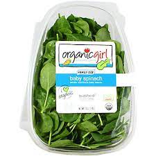 Organic Baby Spinach 6x5oz.