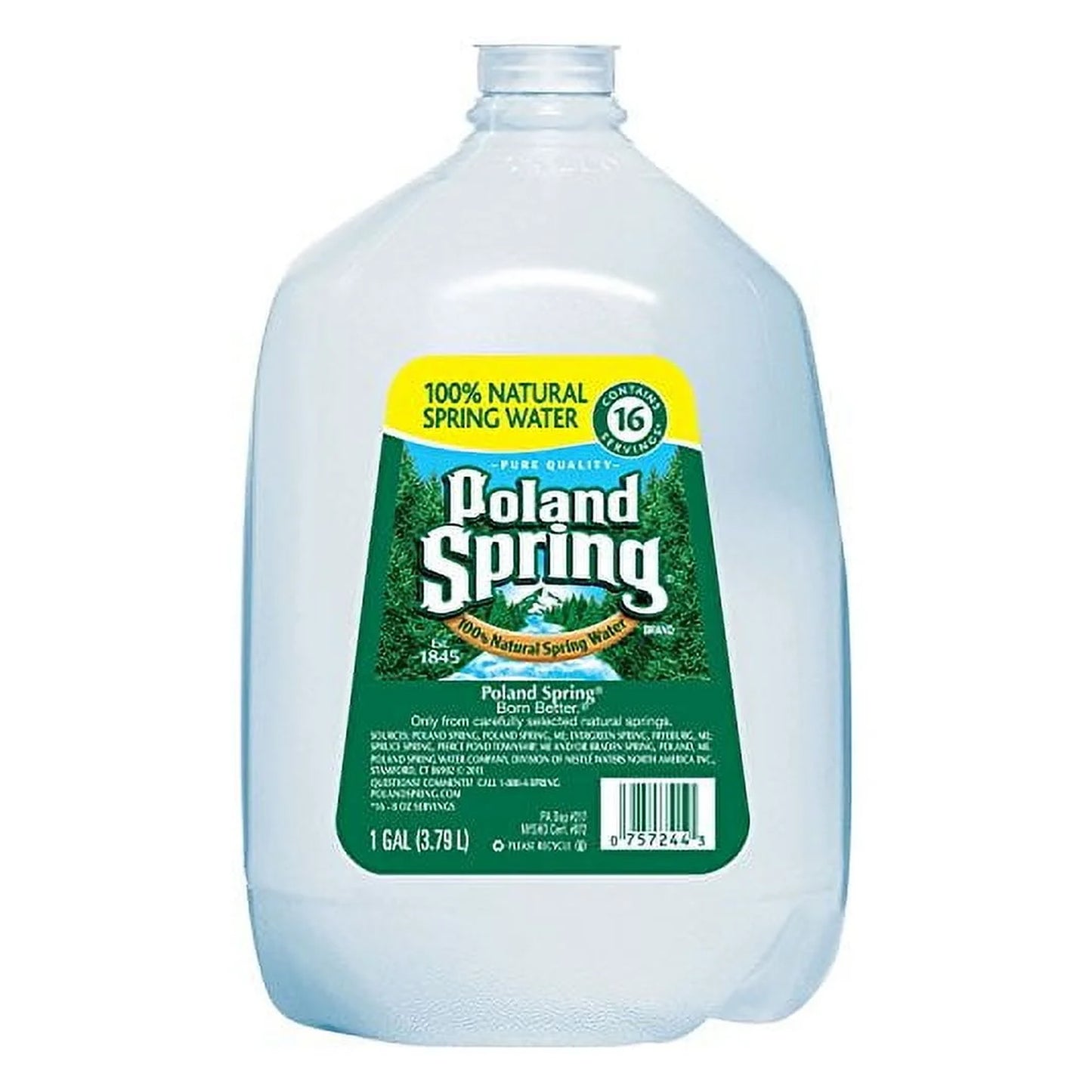 Poland Spring - Spring Water - 6/1 gal plastic bottles