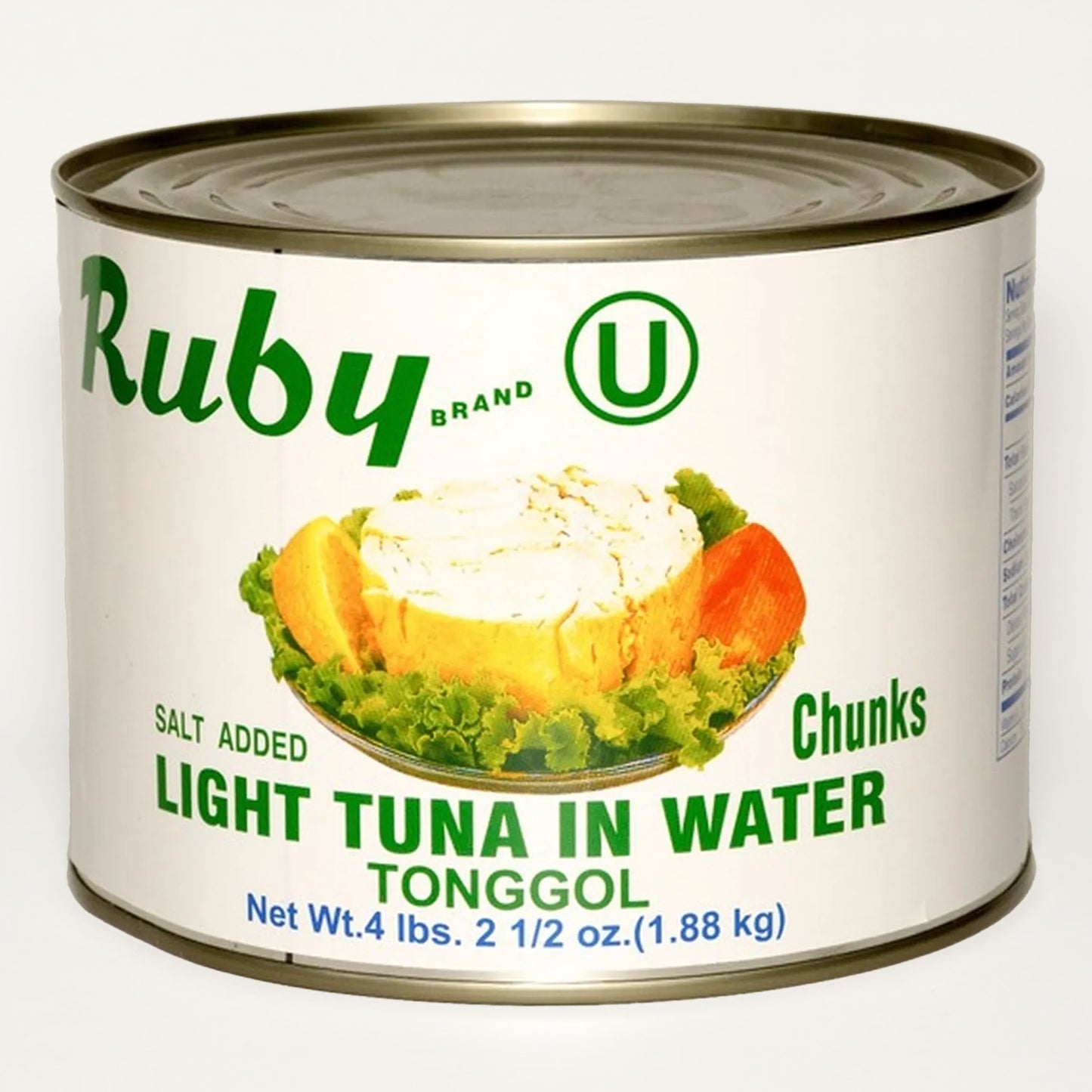 Ruby - Chunk Light Tongol Tuna In Water - 66 oz Can