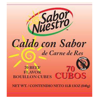 Sabor Nuestro - Beef Flavor Bouillon Case