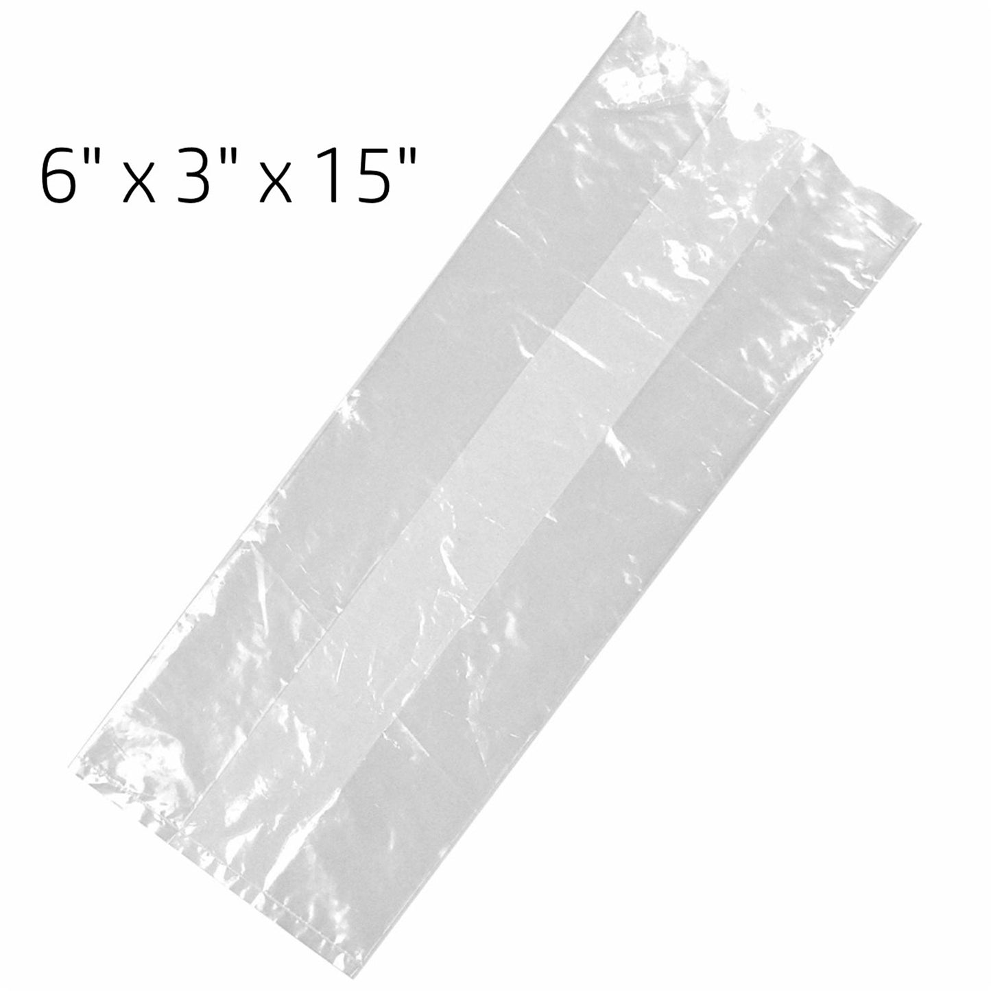 Skyline 6x3x15 Clear Poly bag
