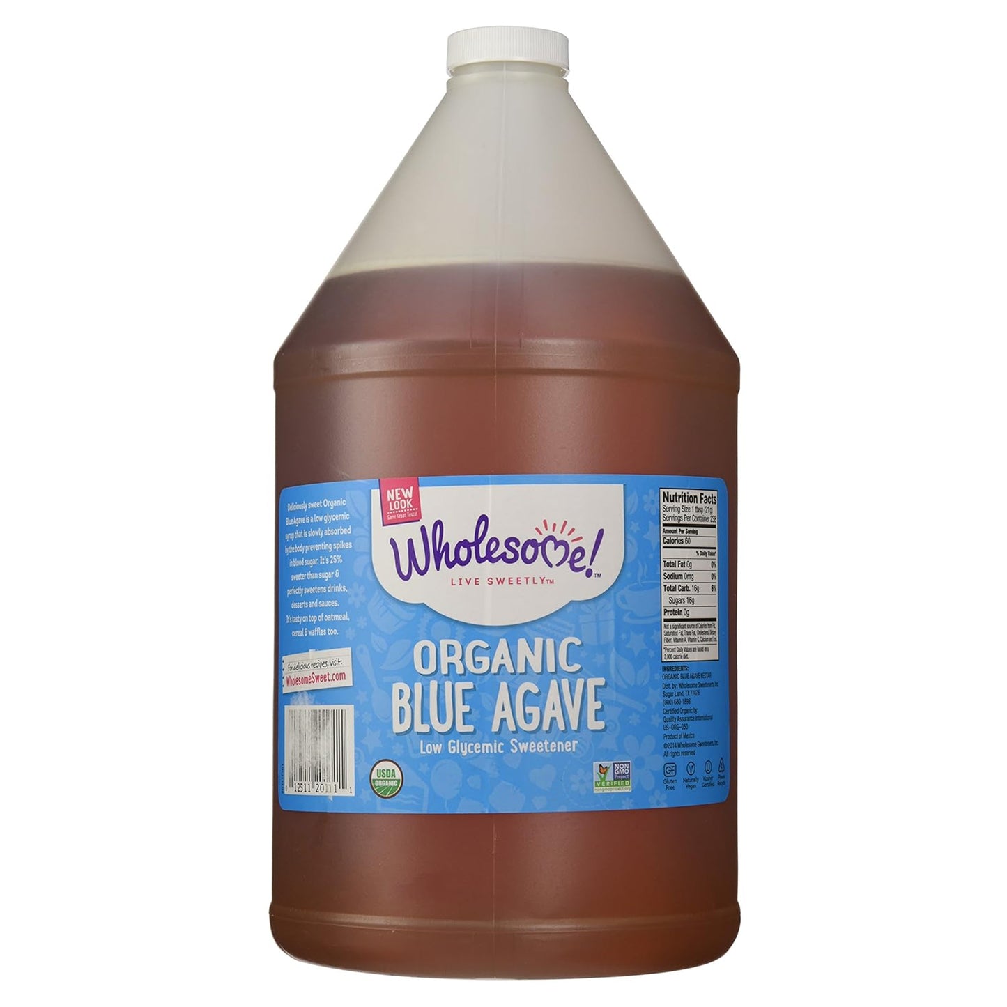 Wholesome - Organic Blue Agave - gallon